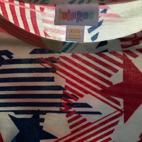 LuLaRoe XXS Americana Irma - Picture 2 of 3